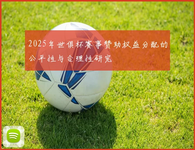 2025年世俱杯赛事赞助权益分配的公平性与合理性研究